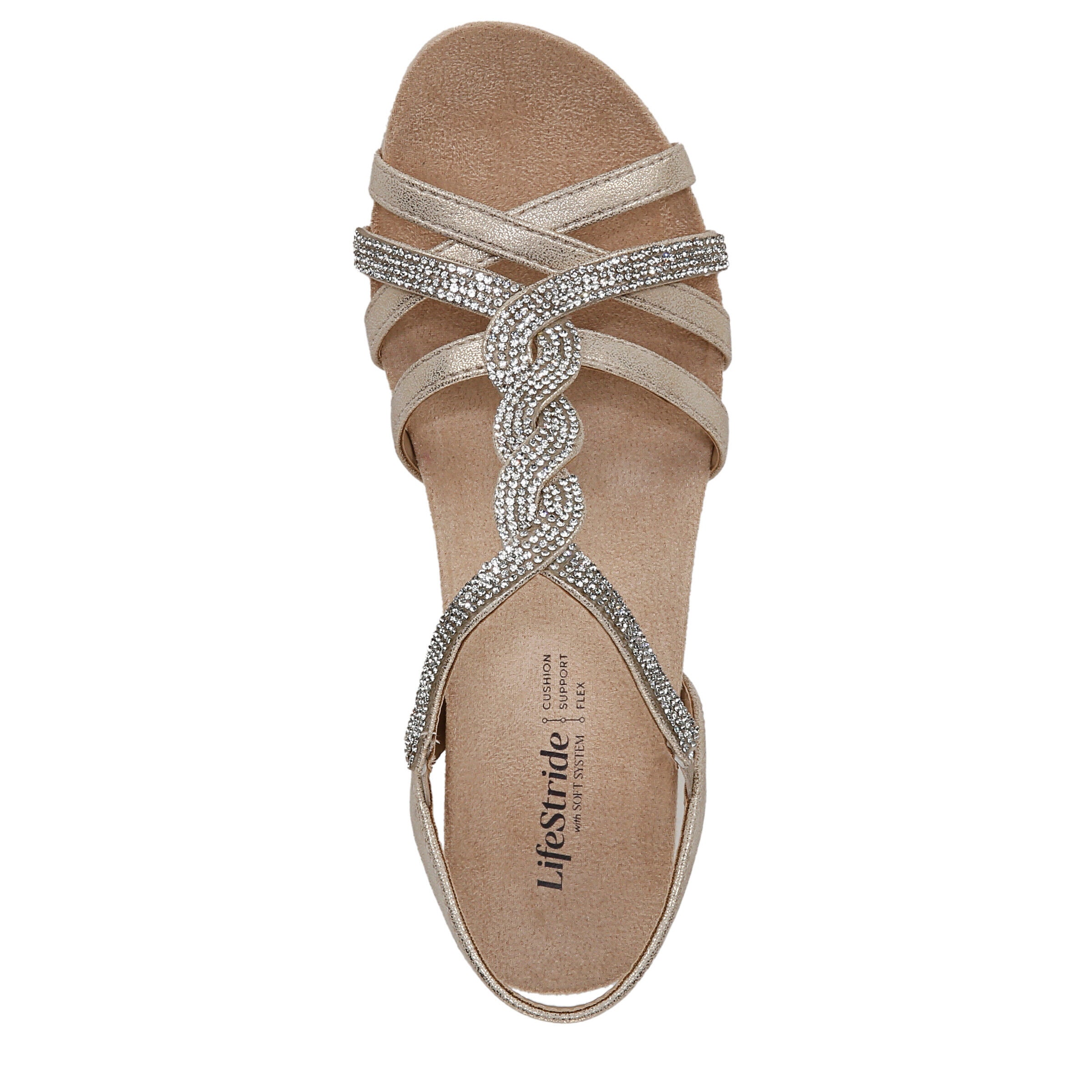 Miami Sandal, PLATINO GOLD, alternate image number 6