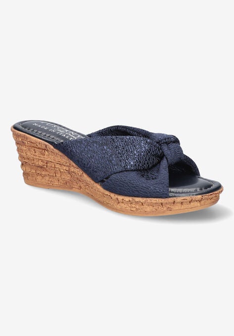 Jolanda Sandal, NAVY CREPE, hi-res image number null