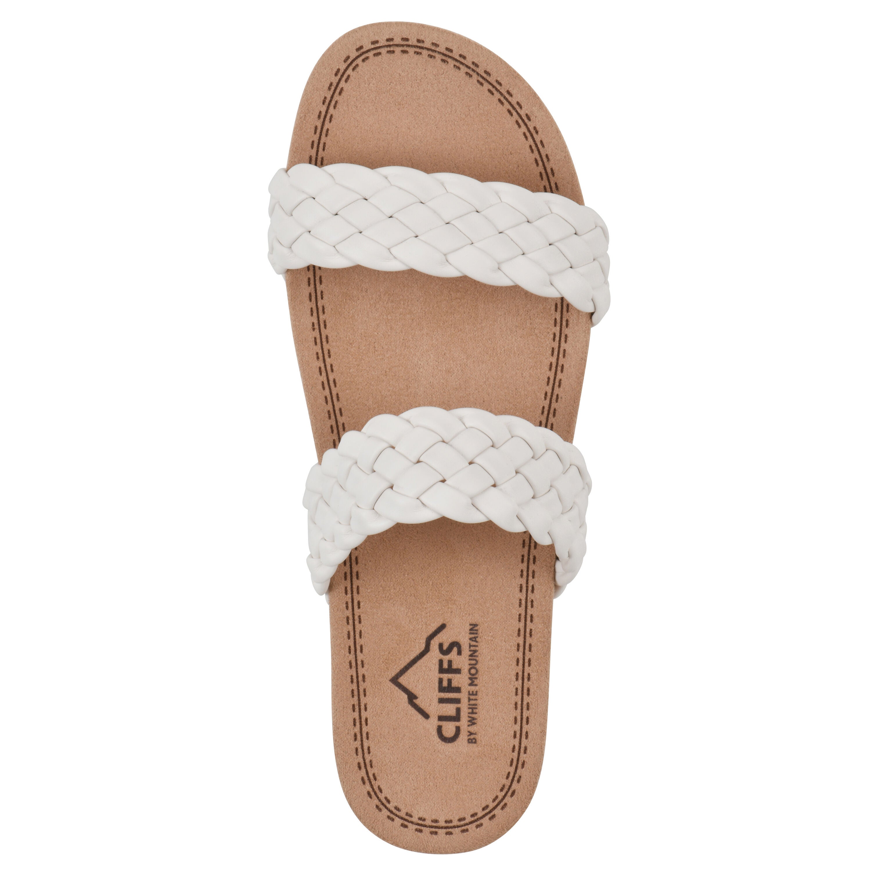 Truly Slide Sandal, WHITE SMOOTH, alternate image number 4