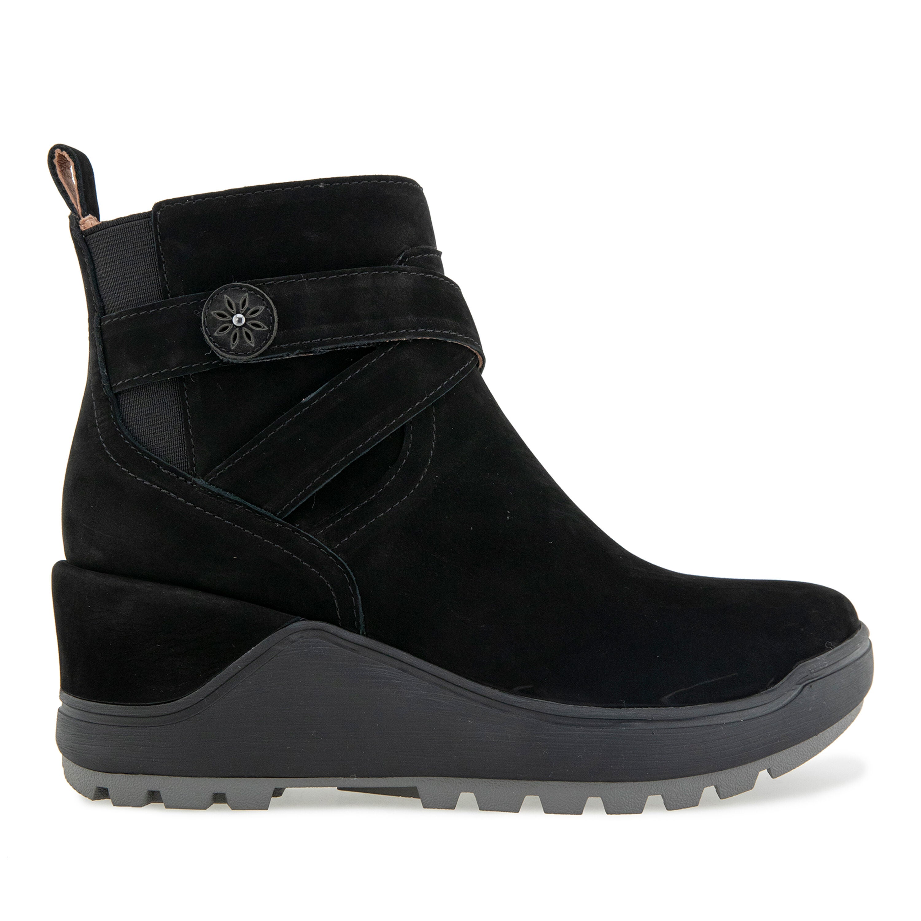 Pattie Water Resistant Casual Boot, BLACK, alternate image number 2