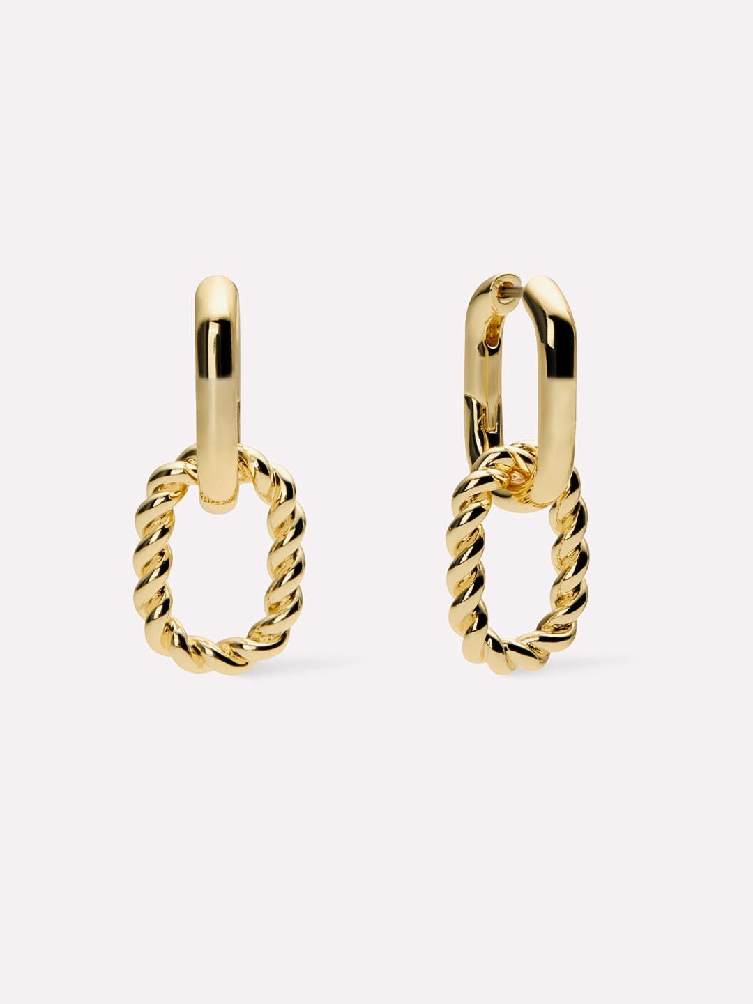Ash Double Hoop Earrings, GOLD, hi-res image number 0