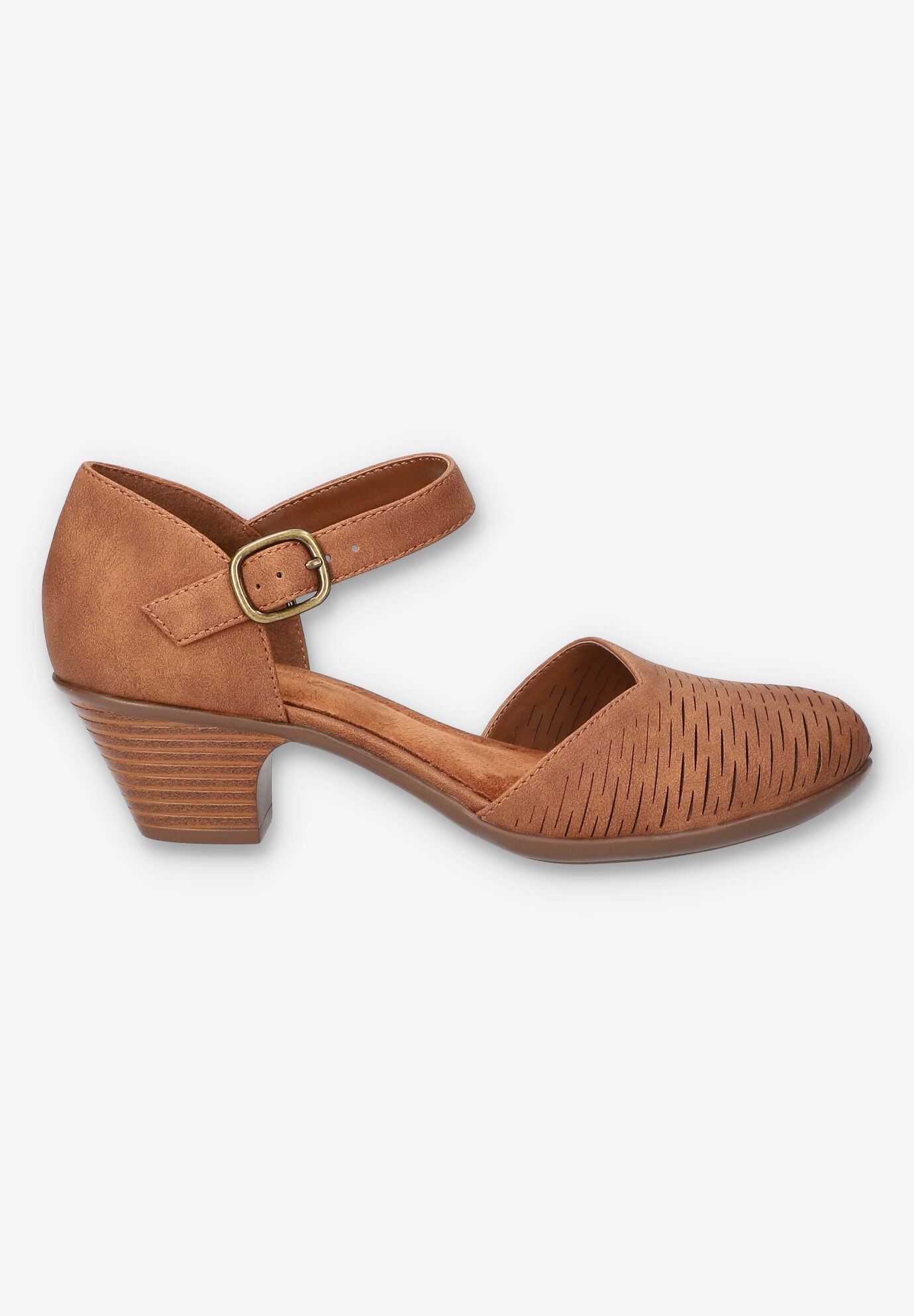 Justina Block Heel Sandal, TAN, alternate image number 2