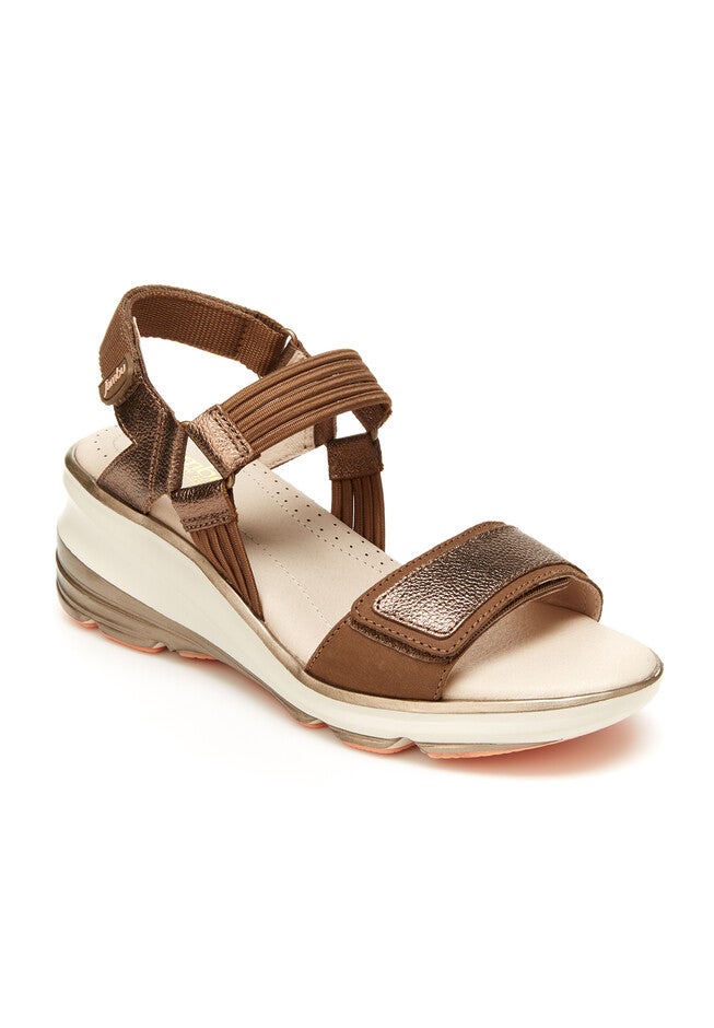 St Tropez Wedge, BRONZE TAN, hi-res image number null