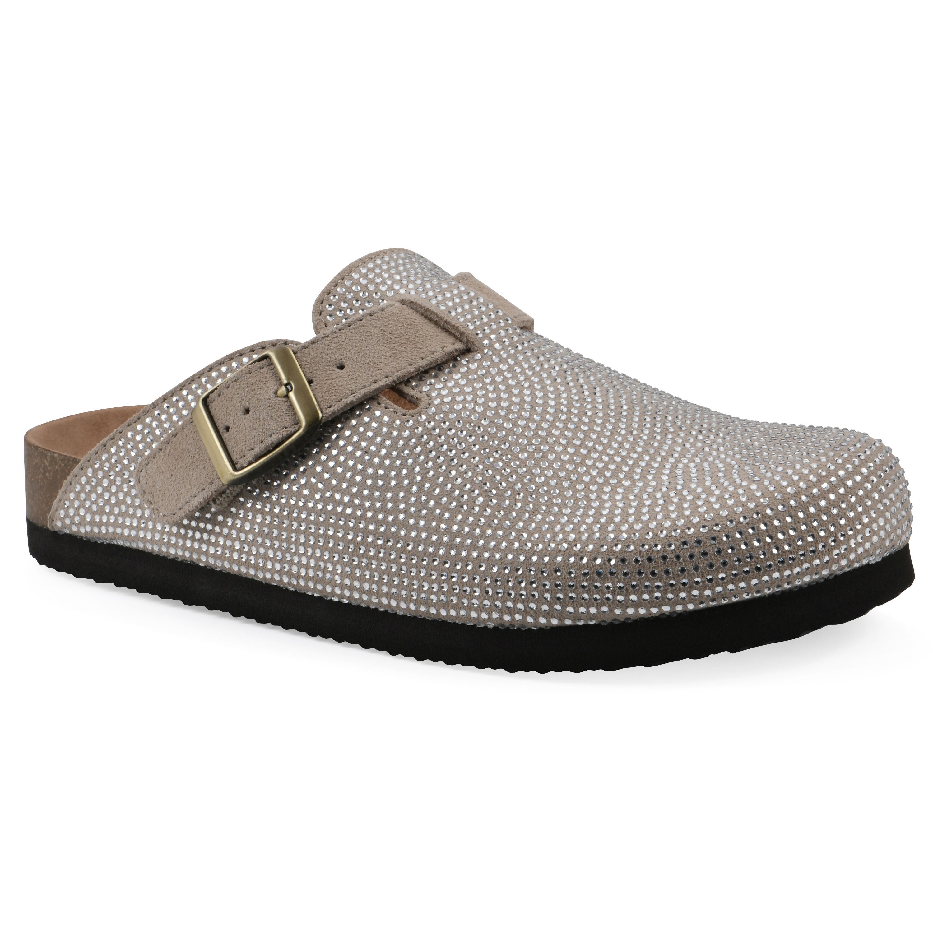 Bellamy Footbeds Clog, SANDAL WOOD SUEDE, hi-res image number 0