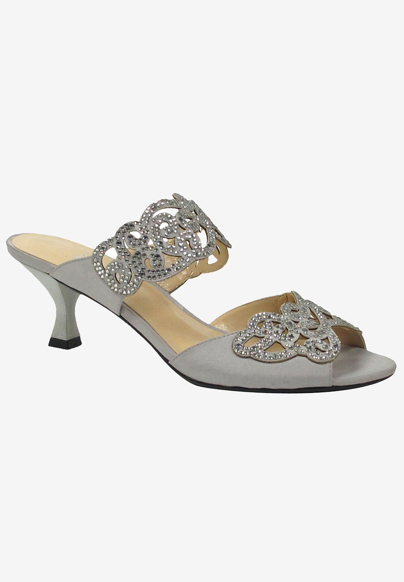 Francie Dress Shoes by J. Renee®, SILVER, hi-res image number 0