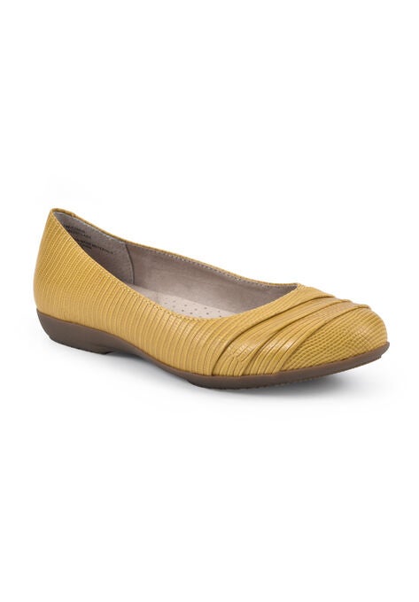 Clara Ballet Flat, YELLOW LIZARD, hi-res image number null