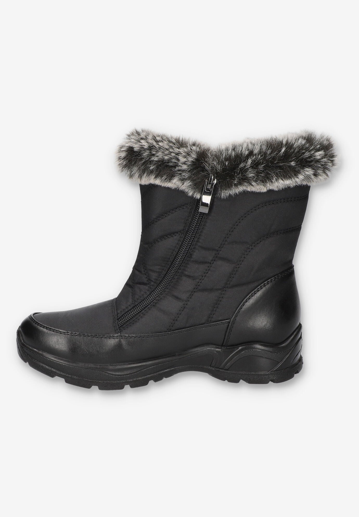 Portland Waterproof Boot, BLACK, alternate image number 4