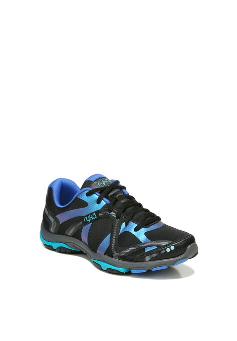 Influence Mid Top Sneaker, BLACK BLUE, hi-res image number null