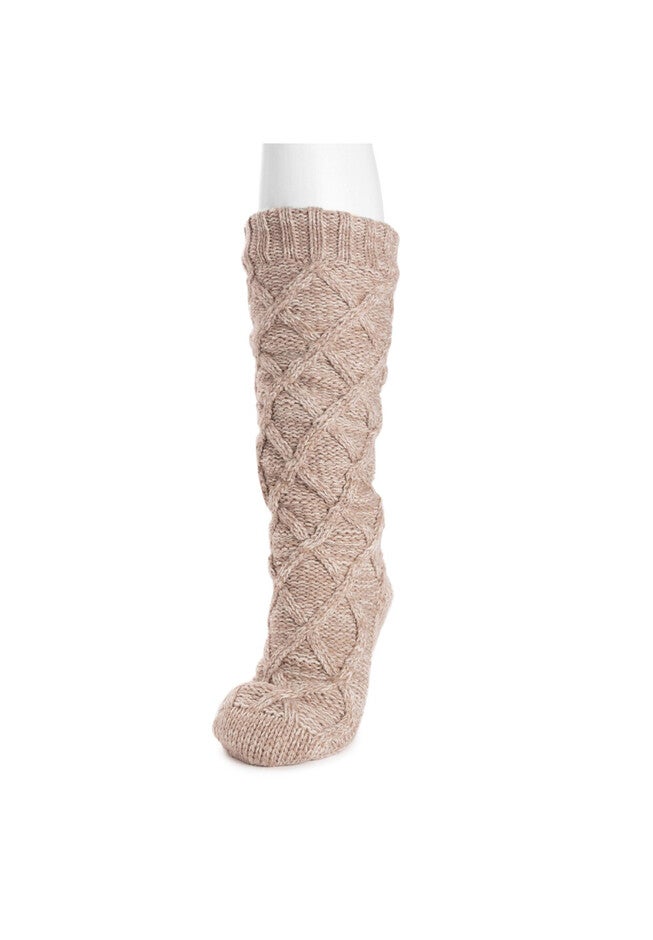 Cable Lounge Slipper Socks, , on-hover image number 1