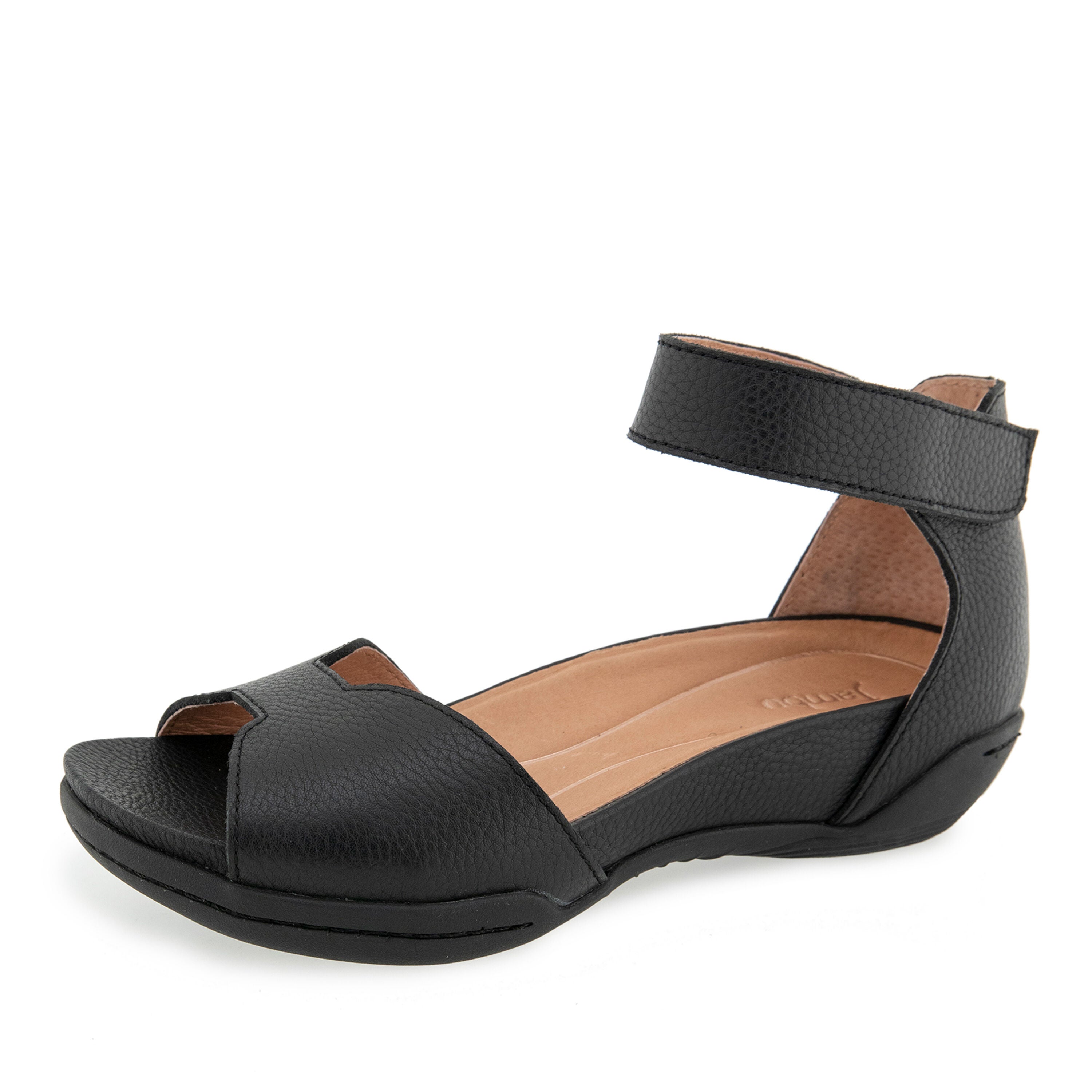 Missy Casual Flat Sandal, BLACK, alternate image number 6