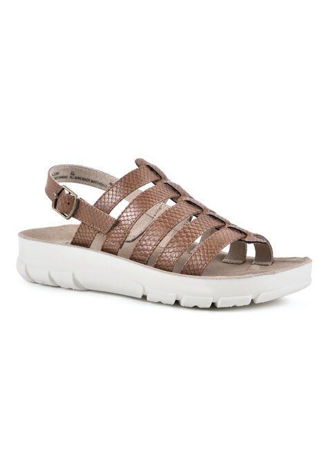 Beginning Fisherman Sandal, TAN PRINT, hi-res image number null