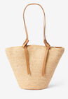 Straw Tote., , on-hover image number null