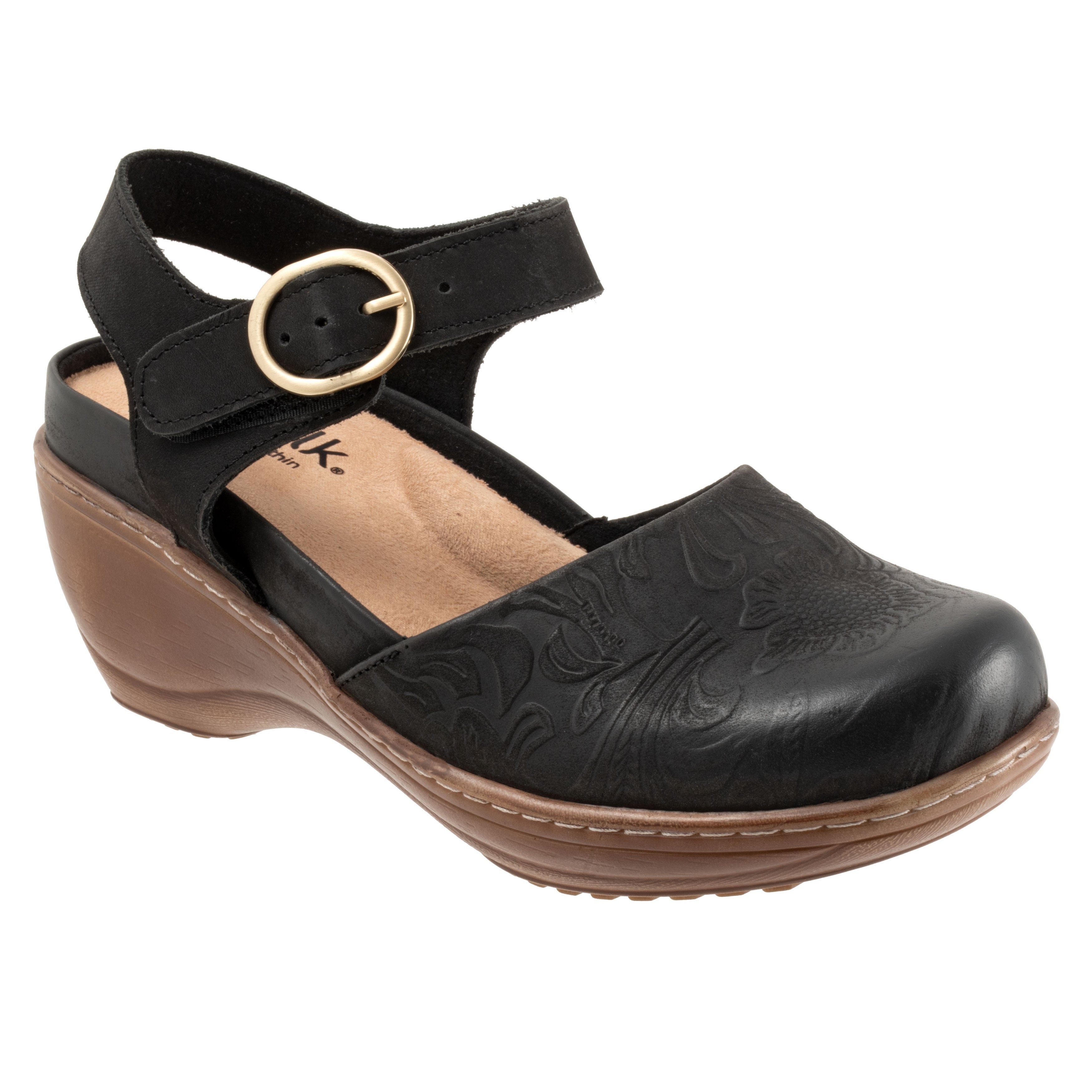Mabelle Tooling Clog, BLACK NUBUCK, hi-res image number 0