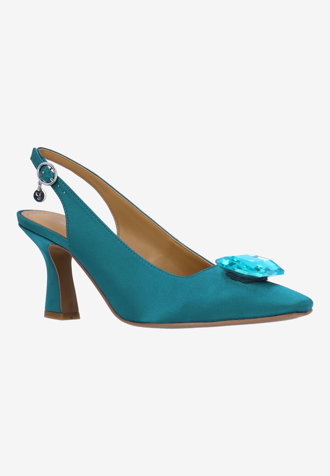 Saskia Square Toe Pump, AQUA, hi-res image number 0