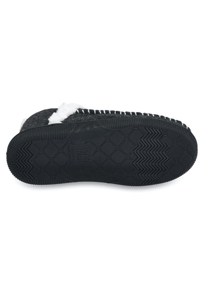 Faux Wool Ankle Slipper Boot Slippers, , alternate image number 4