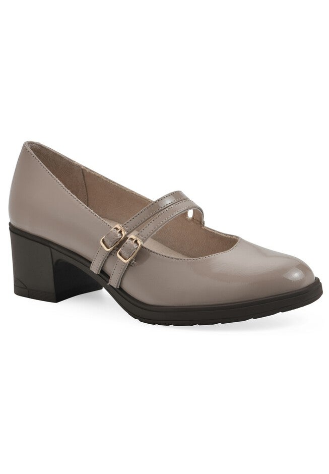 Hunta Pump, TAUPE PATENT, hi-res image number 0