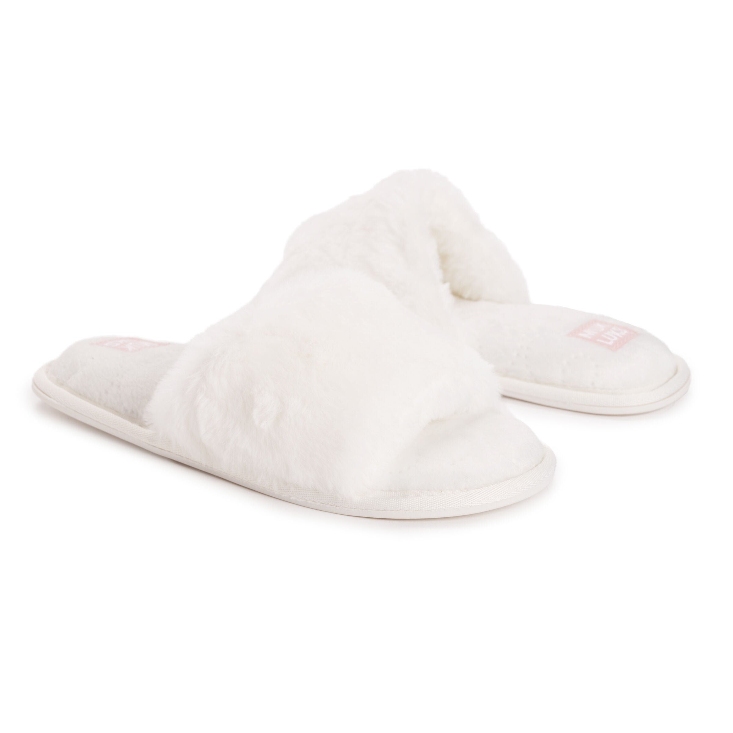 Sariah Slide Slipper, WHITE, alternate image number 2