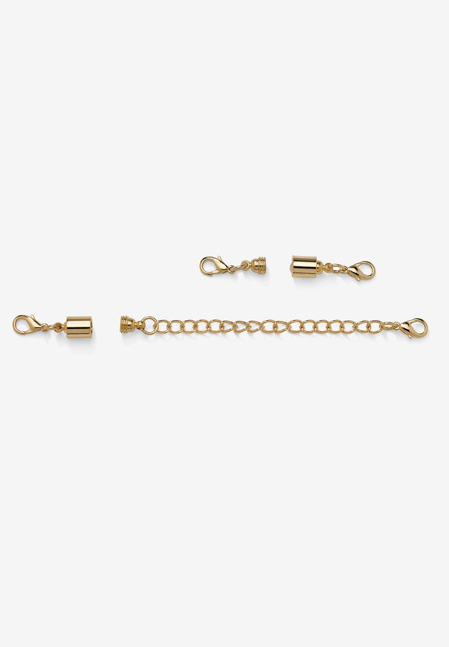 Goldtone Chain Necklace (8mm), 5.5 inches, GOLD, hi-res image number 0