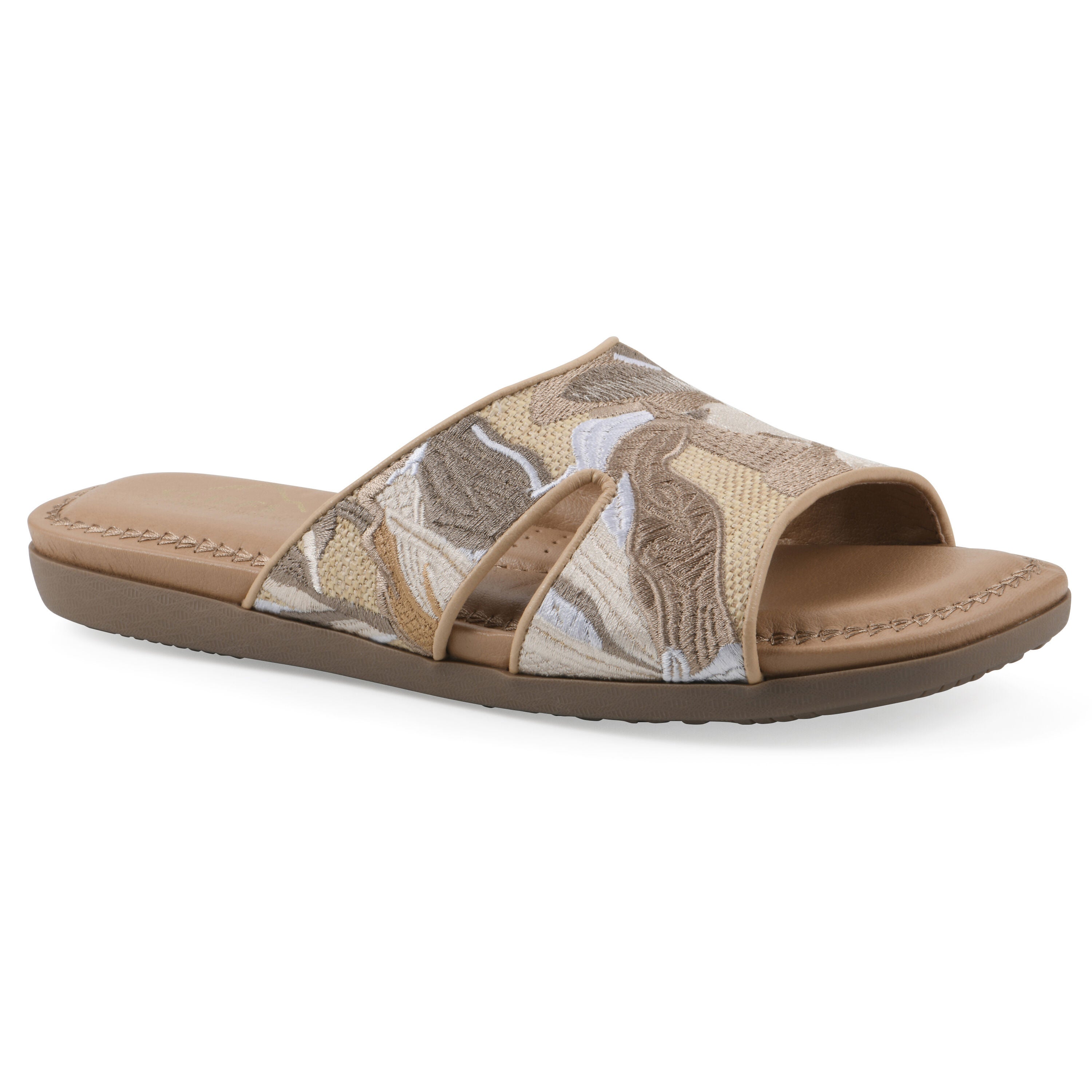 Frankly Slide Sandal, NATURAL MULTI, hi-res image number 0