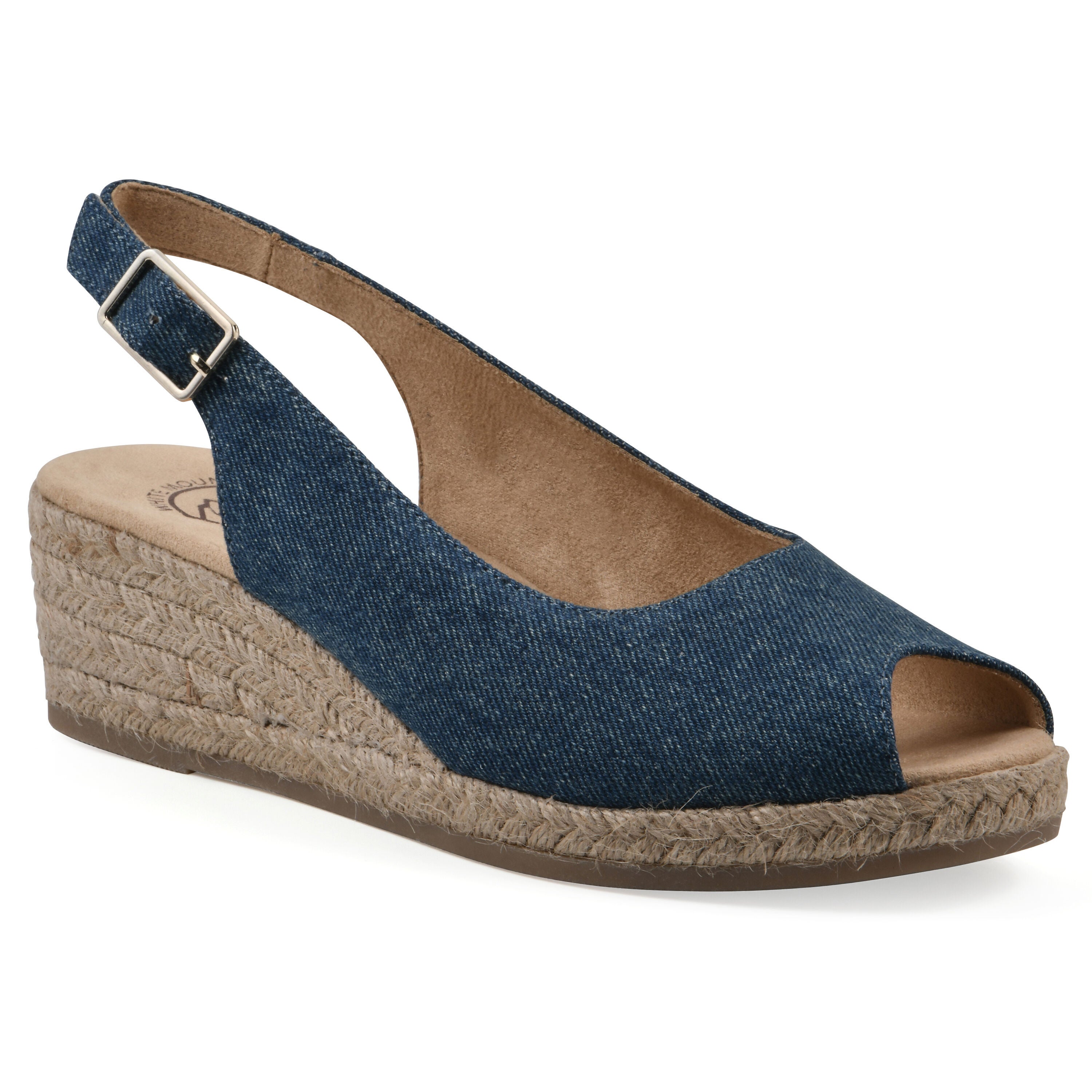 Maize Espadrille Wedge Sandal, DARK BLUE DENIM, hi-res image number 0