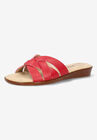 Zanobia Slide Sandal, RED, hi-res image number null