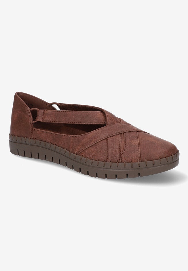 Ortego Casual Flat, DARK BROWN, hi-res image number null