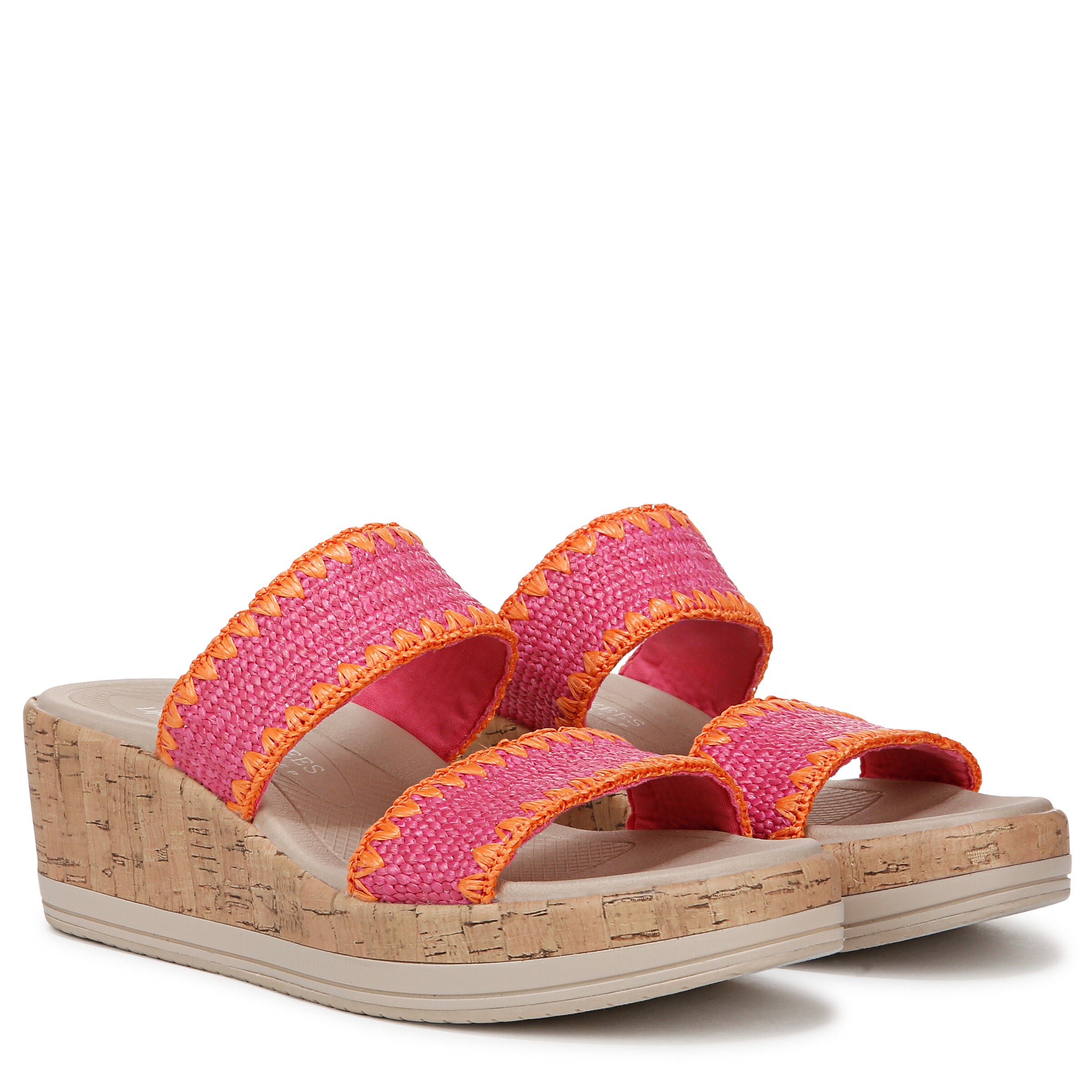 Resort Wedge Sandal, PINK MULTI, alternate image number 2