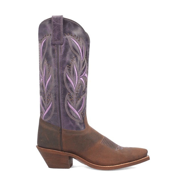 Larissa Boot, DARK BROWN PURPLE, on-hover image number 1