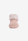 Sherpa Cuff Slipper Bootie, , alternate image number null