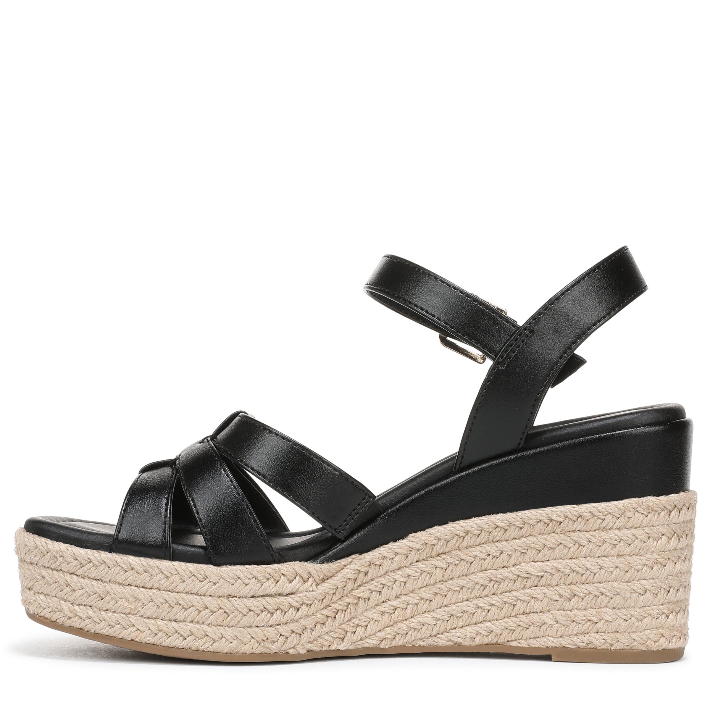 Havana Espadrille Wedge Sandal, BLACK, alternate image number 5