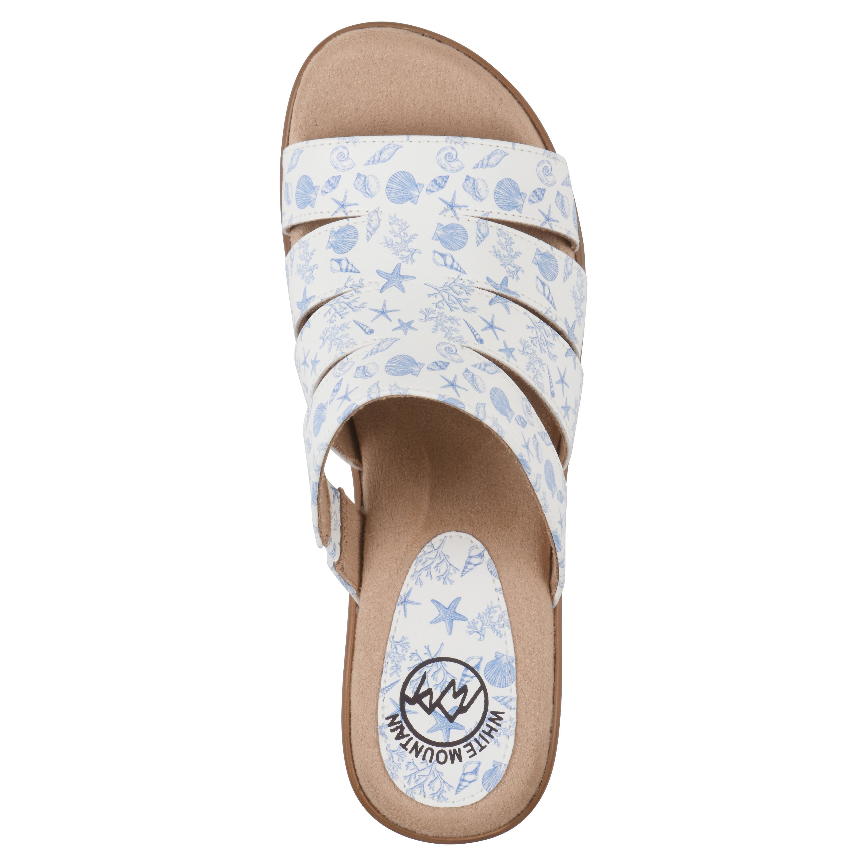 Valora Slip-On Clog Sandal, OCEANBLUE SEASHELL, alternate image number 4
