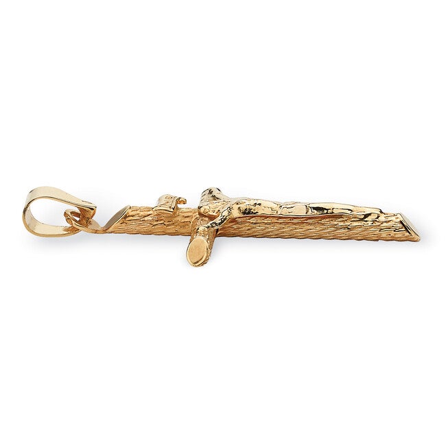 Crucifix Pendant in 14k Gold, YELLOW, on-hover image number null