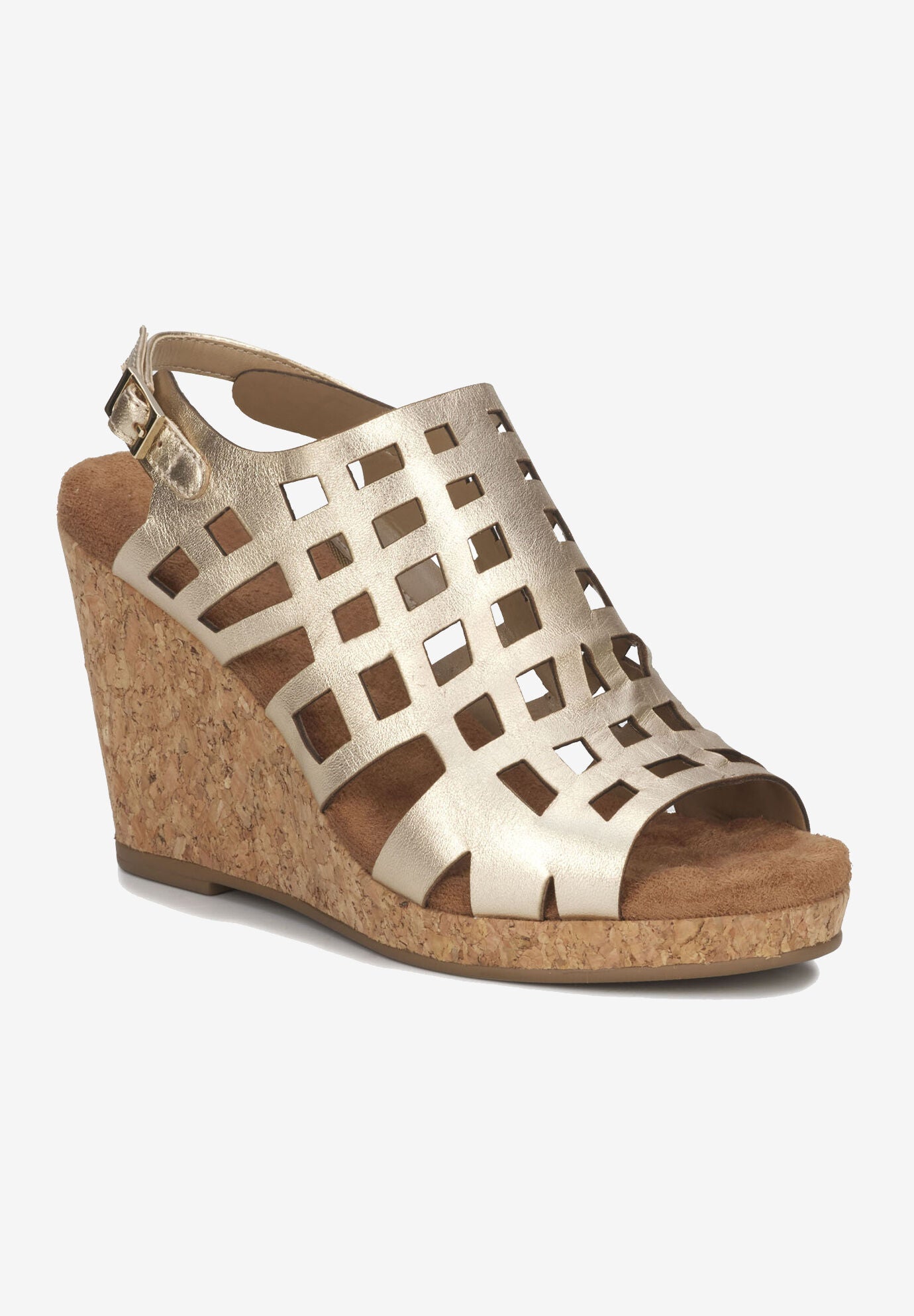 Kennedy Sandal, GOLD LEATHER, hi-res image number 0