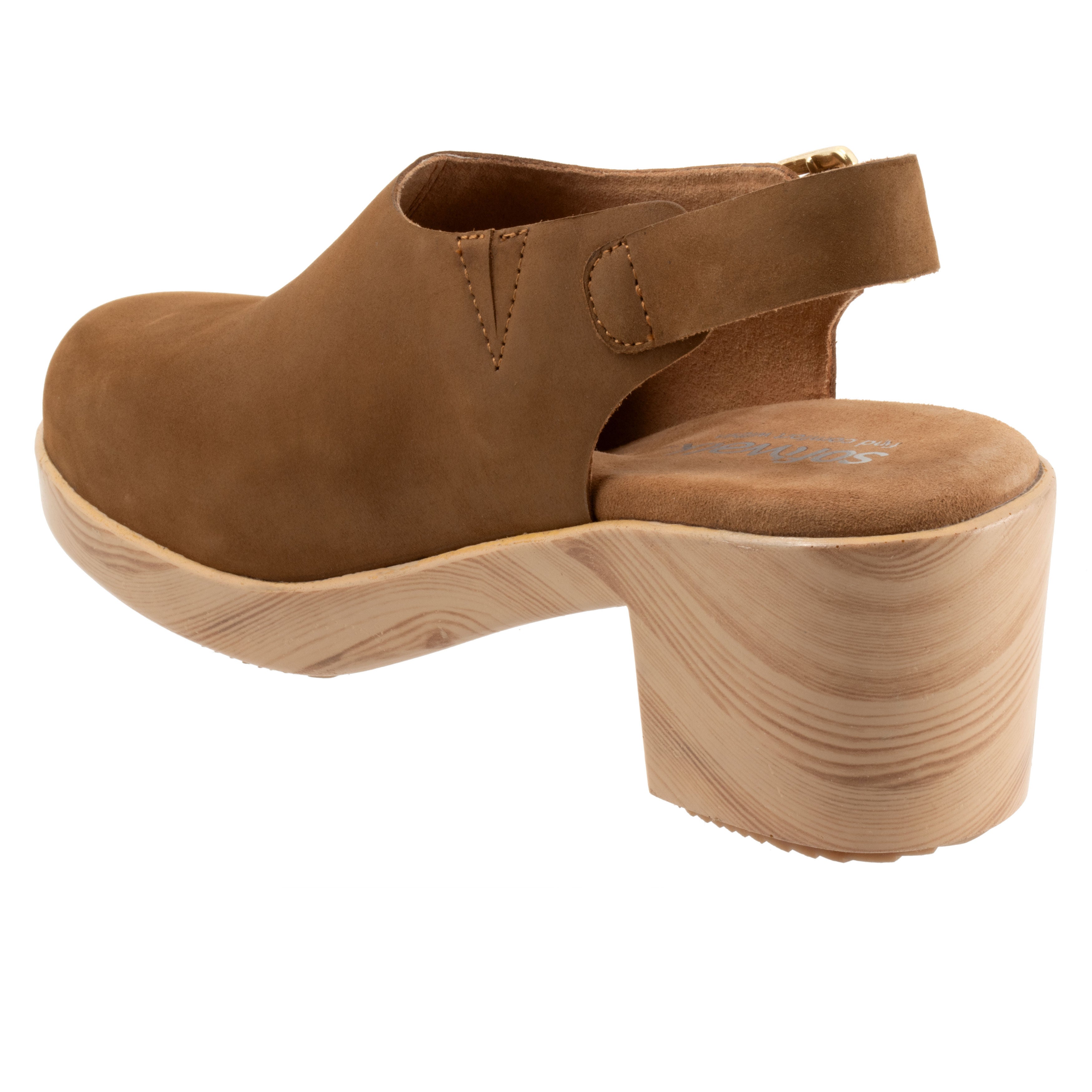 Fairbanks Clog, DARK TAN NUBUCK, on-hover image number 1