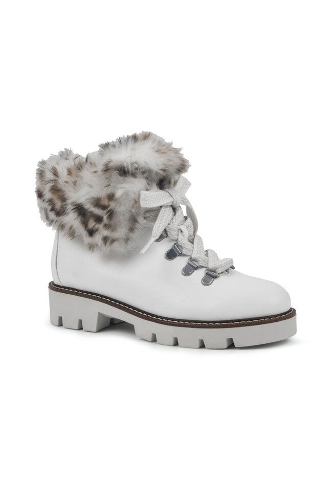 Glamorous Water-Resistant Bootie, WHITE SMOOTH, hi-res image number null