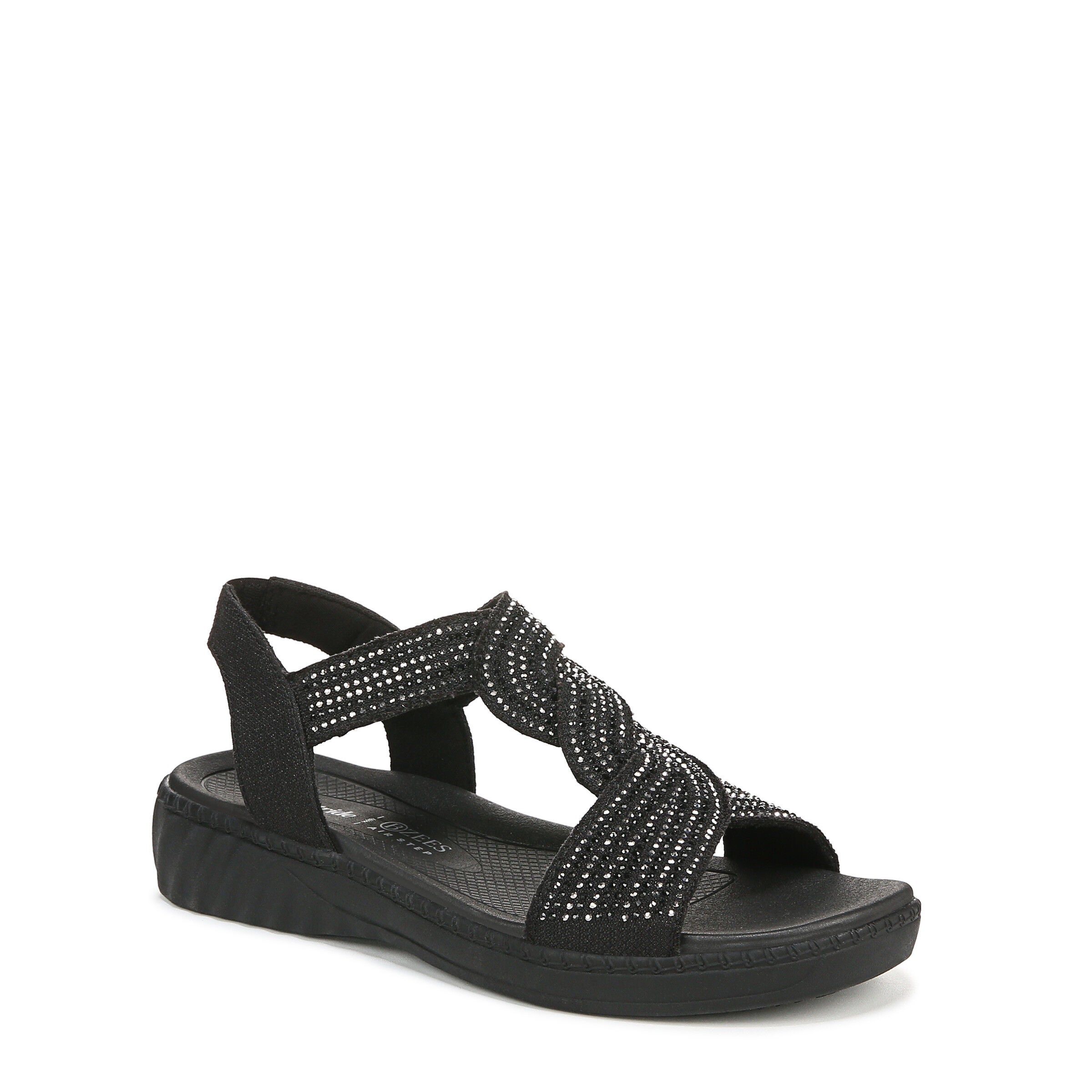 Lilly Bright Sandal, BLACK STRETCH, hi-res image number 0