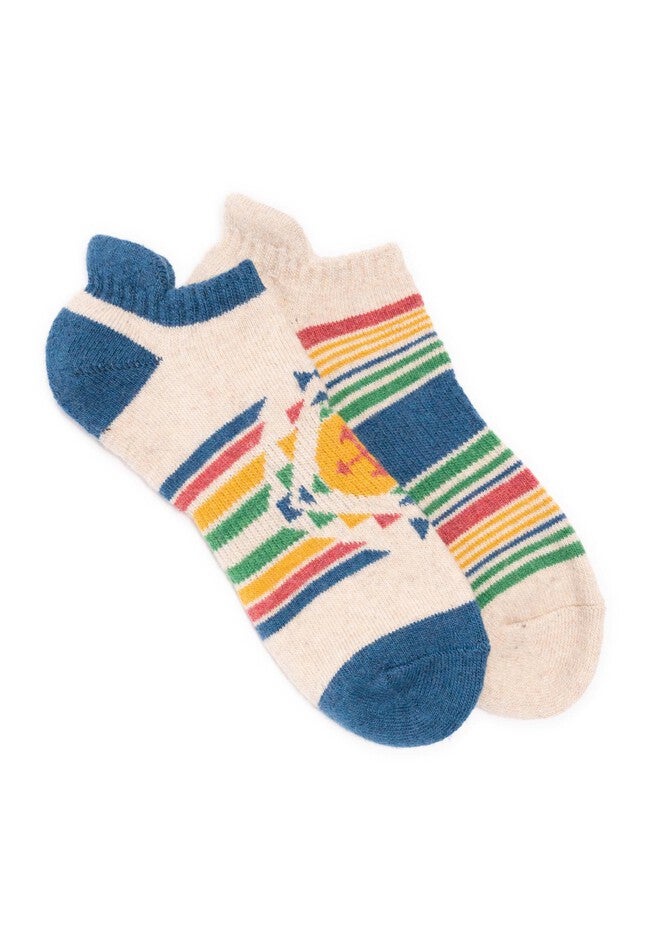 No Show Wool Blend (2-Pair) Socks, ECRU MULTI, hi-res image number 0