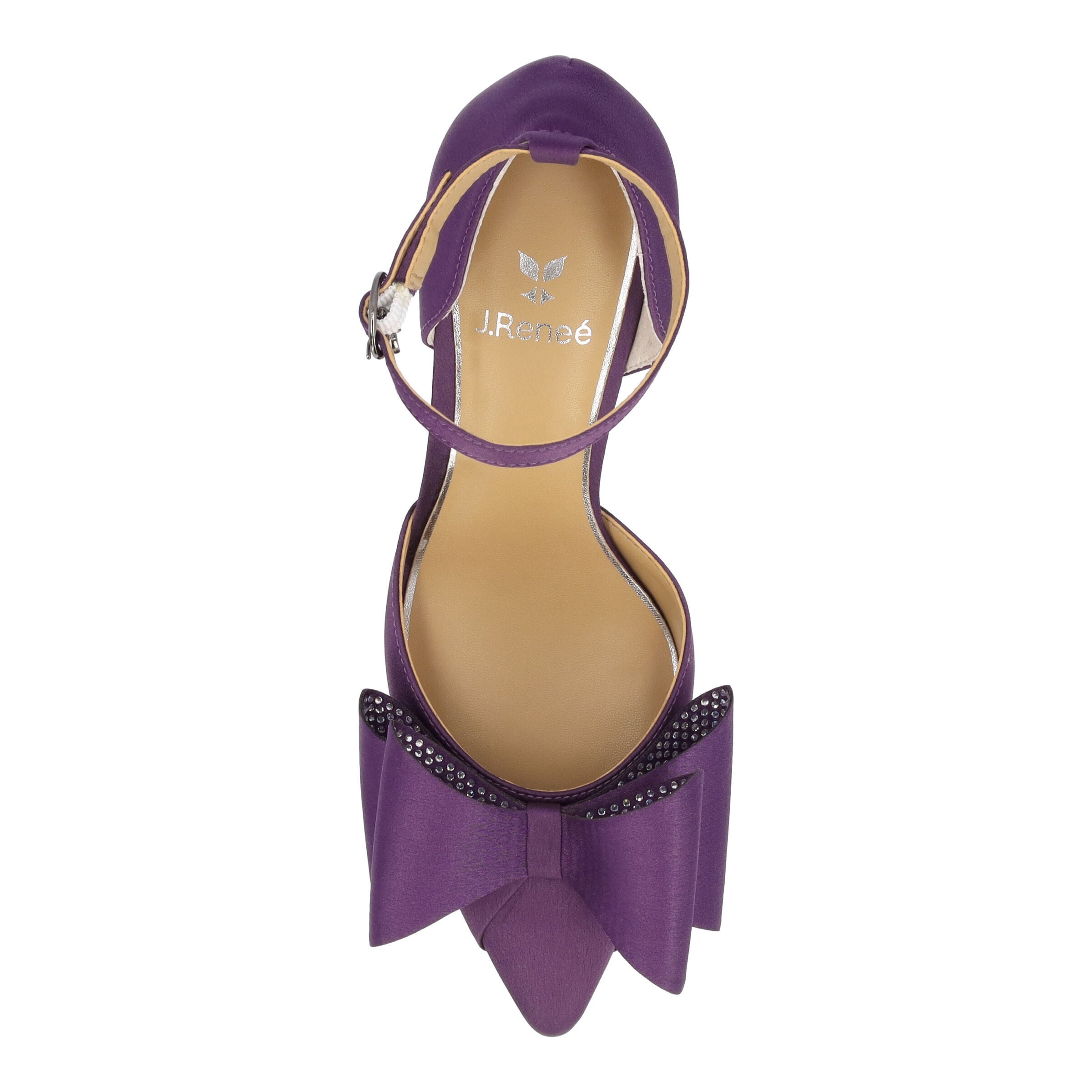 Pammie Ankle Strap Pump, PURPLE, alternate image number 1
