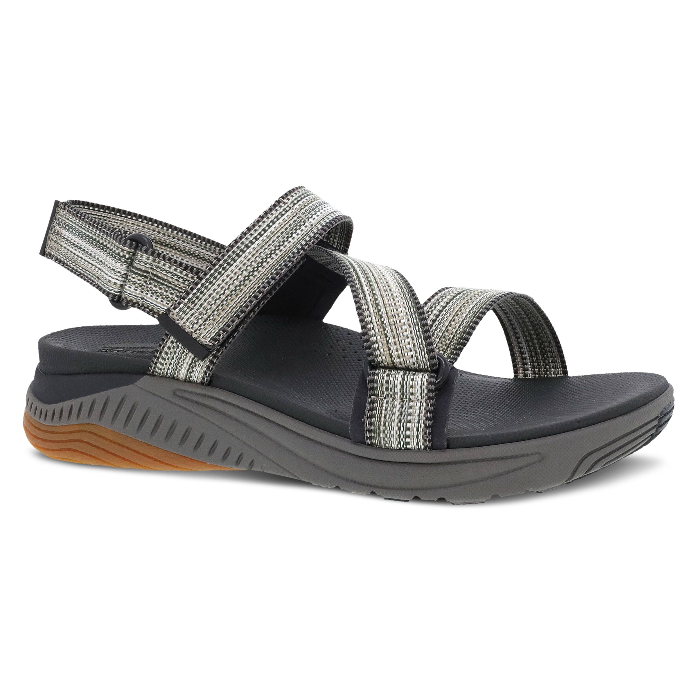 Rayna Webbing Sandal, BLACK MULTI, hi-res image number 0