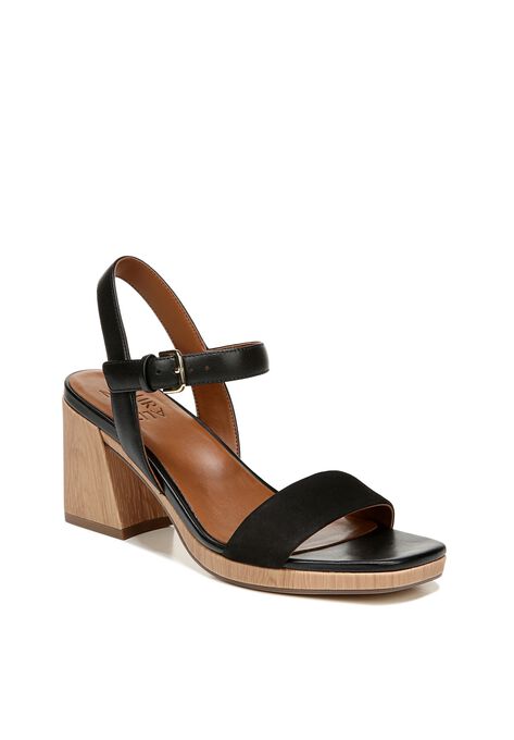 Rose Sandal , BLACK LEATHER, hi-res image number null