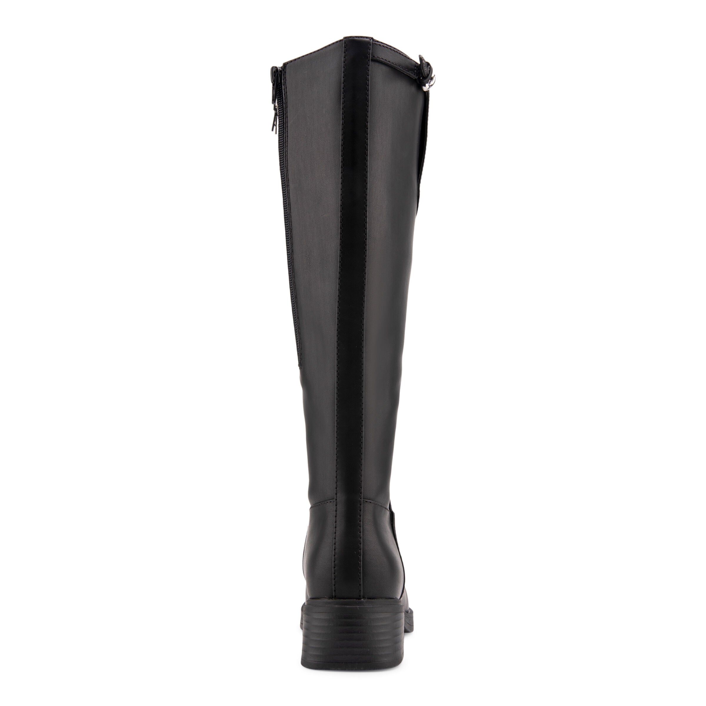 Della Double Zip Tall Boot, BLACK, on-hover image number 1