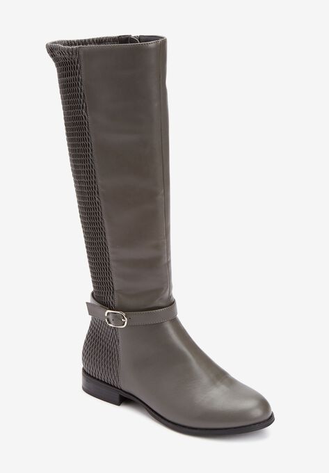 The Reeve Wide Calf Boot, GREY, hi-res image number null