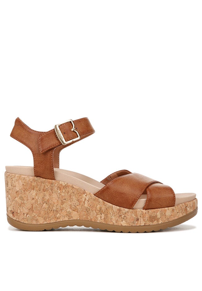 Citrine Sun Wedge Sandal, , alternate image number null