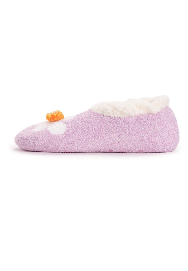 Women'S Cozy Daisy Ballerina Slippers, , alternate image number null