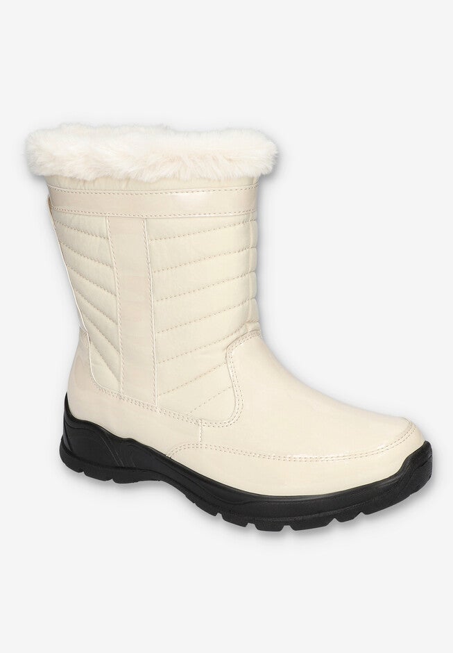 Frazer Bootie, WINTER WHITE PATENT, hi-res image number null