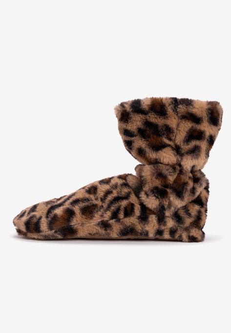 Faux Fur Slipper Sock, , alternate image number null