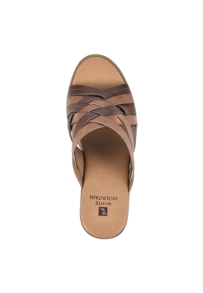 White Mountain Be Happy Mule Sandal, , alternate image number null