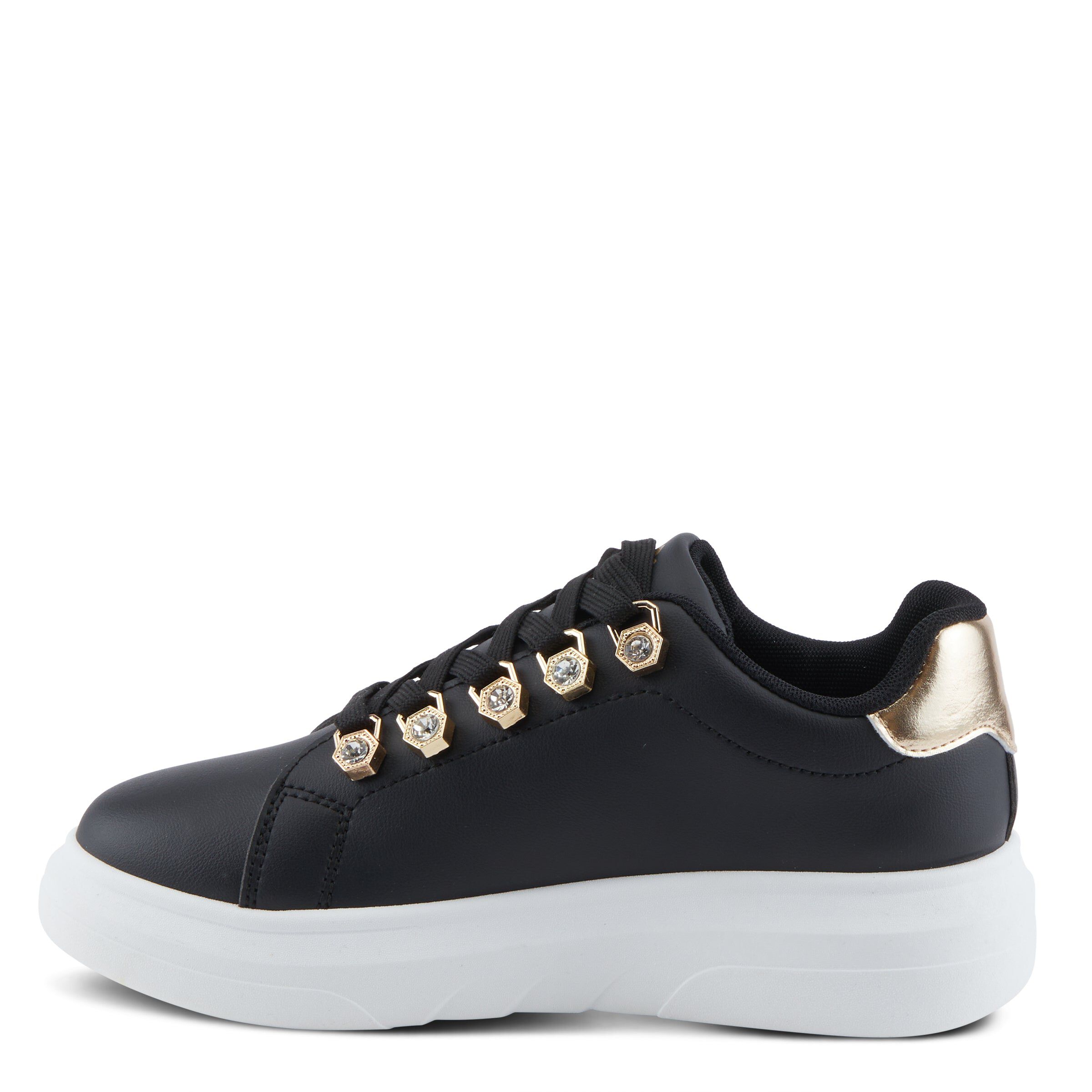 Leontine Fashion Sneaker, BLACK, alternate image number 2