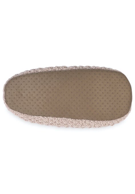 Textured Knit Ballerina Slipper, , alternate image number null