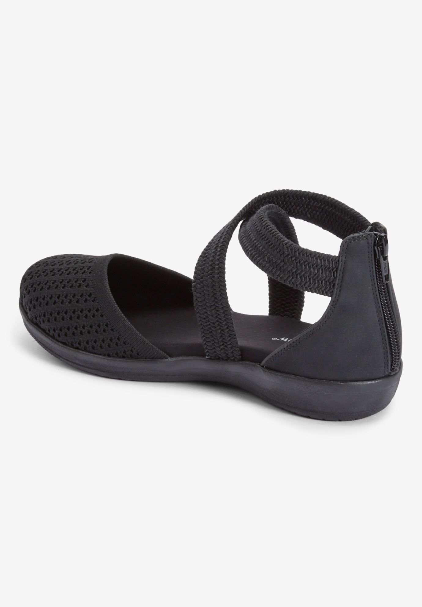 The Lyla Orthotic Closed Toe Sandal, BLACK, on-hover image number 1